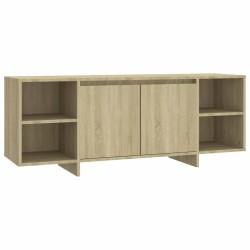 Meuble TV chêne sonoma 130x35x50 cm bois d'ingénierie 619574619574