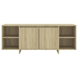 Meuble TV chêne sonoma 130x35x50 cm bois d'ingénierie 619574619574