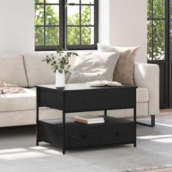 Table basse Chêne noir 70 x 50 x 54.5 cm Bois d'ingénierie 619576619576