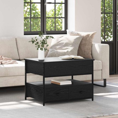 Table basse Chêne noir 70 x 50 x 54.5 cm Bois d'ingénierie 619576619576
