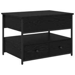 Table basse Chêne noir 70 x 50 x 54.5 cm Bois d'ingénierie 619576619576