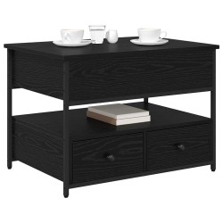 Table basse Chêne noir 70 x 50 x 54.5 cm Bois d'ingénierie 619576619576