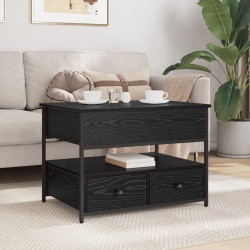 Table basse Chêne noir 70 x 50 x 54.5 cm Bois d'ingénierie 619576619576