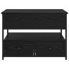 Table basse Chêne noir 70 x 50 x 54.5 cm Bois d'ingénierie 619576619576