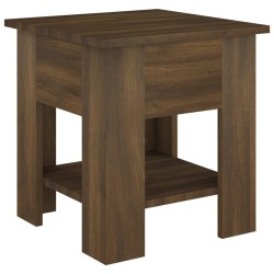 Table basse chêne marron 40x40x42 cm bois d'ingénierie 619577619577