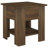 Table basse chêne marron 40x40x42 cm bois d'ingénierie 619577619577