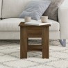 Table basse chêne marron 40x40x42 cm bois d'ingénierie 619577619577