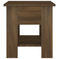 Table basse chêne marron 40x40x42 cm bois d'ingénierie 619577619577