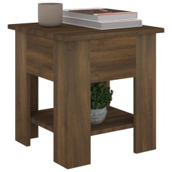 Table basse chêne marron 40x40x42 cm bois d'ingénierie 619577619577