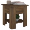 Table basse chêne marron 40x40x42 cm bois d'ingénierie 619577619577
