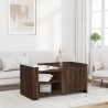 Table basse chêne marron 100x50x50 cm bois d'ingénierie 619578619578