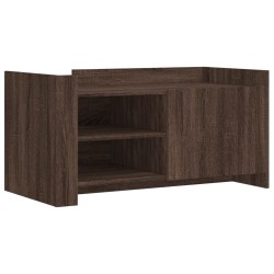 Table basse chêne marron 100x50x50 cm bois d'ingénierie 619578619578