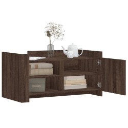 Table basse chêne marron 100x50x50 cm bois d'ingénierie 619578619578