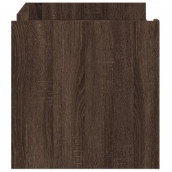 Table basse chêne marron 100x50x50 cm bois d'ingénierie 619578619578