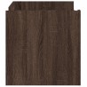 Table basse chêne marron 100x50x50 cm bois d'ingénierie 619578619578