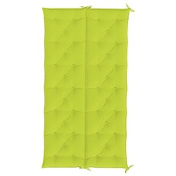 Coussin de banc de jardin vert vif 200x(50+50)x7cm tissu oxford 619580619580