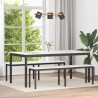 Table de salle à manger / Table de repas Blanc 180 x 90 x 75 cm 619581619581