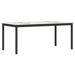 Table de salle à manger / Table de repas Blanc 180 x 90 x 75 cm 619581619581