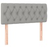 Tête de lit à LED Gris clair 90x7x78/88 cm Tissu 619590619590