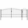 Porte de Jardin Woerden Gris 195 x 400 cm Acier 619603619603