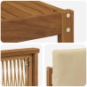 Ensemble de canapés d'extérieur 6 pcs Naturel et Beige 619607619607