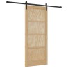 Porte coulissante Naturel 86 x 198,5 cm Bois de pin massif 619608619608