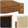 Ensemble de canapés d'extérieur 6 pcs Naturel et Beige 619629619629