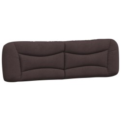 Coussin de tête de lit Hvar marron foncé 180 cm tissu 619633619633