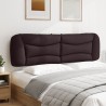 Coussin de tête de lit Hvar marron foncé 180 cm tissu 619633619633