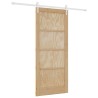 Porte coulissante ORKDAL Naturel et Blanc 86 x 198,5 cm 619637619637