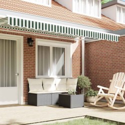 Remplacement de lambrequin Vert et blanc 4 m Polyester 619640619640