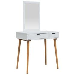 Ensemble de Coiffeuse FAUSKE 2 pcs Blanc 76 x 50 x 143 cm 619651619651