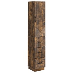 Ensemble de Meubles 2 pcs Chêne fumé 33 x 34,5 x 87 cm 619658619658