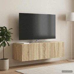 Meuble TV mural Chêne Sonoma 98 x 31 x 30 cm Bois d'ingénierie 619660619660