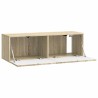 Meuble TV mural Chêne Sonoma 98 x 31 x 30 cm Bois d'ingénierie 619660619660
