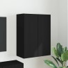 Meuble TV mural Noir 59,5 x 31 x 80 cm Bois d'ingénierie 619661619661