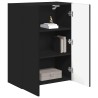 Meuble TV mural Noir 59,5 x 31 x 80 cm Bois d'ingénierie 619661619661