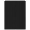 Meuble TV mural Noir 59,5 x 31 x 80 cm Bois d'ingénierie 619661619661