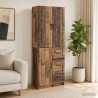 Ensemble de Meubles 2 pcs Bois ancien Bois d'ingénierie 619664619664