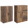 Ensemble de Meubles 2 pcs Bois ancien Bois d'ingénierie 619664619664
