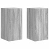 Meuble TV mural Montage mural 2 pcs Gris Sonoma 30 x 31 x 60 cm 619665619665