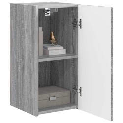 Meuble TV mural Montage mural 2 pcs Gris Sonoma 30 x 31 x 60 cm 619665619665