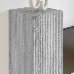 Meuble TV mural Montage mural 2 pcs Gris Sonoma 30 x 31 x 60 cm 619665619665