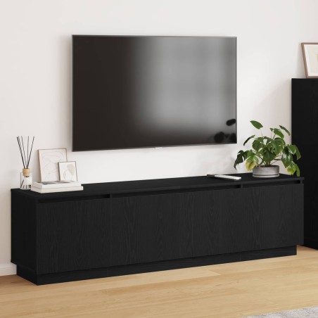Meuble TV Chêne noir 180 x 38 x 49 cm Bois d'ingénierie 619666619666