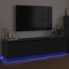 Meuble TV Chêne noir 180 x 38 x 49 cm Bois d'ingénierie 619666619666