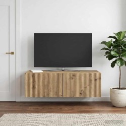 Meuble TV mural 98 x 41 x 30 cm Chêne artisanal 619667619667