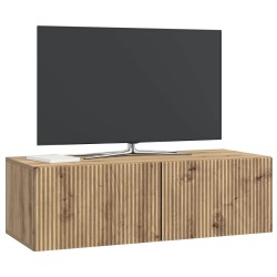 Meuble TV mural 98 x 41 x 30 cm Chêne artisanal 619667619667
