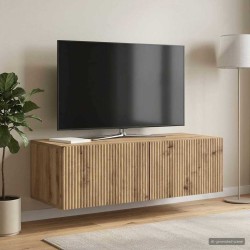 Meuble TV mural 98 x 41 x 30 cm Chêne artisanal 619667619667