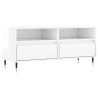 Meuble TV blanc brillant 100x34,5x44,5 cm bois d'ingénierie 619671619671