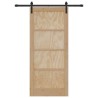 Porte coulissante Naturel 86 x 198,5 cm Bois de pin massif 619674619674